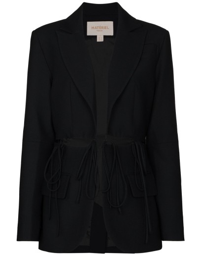 tie-waist blazer