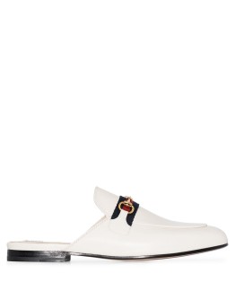 Princetown Web stripe slippers