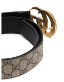 GG Supreme Marmont leather belt