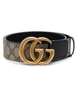GG Supreme Marmont leather belt