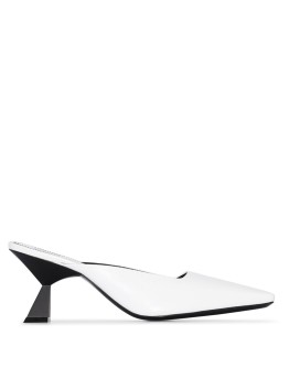 70mm leather mules
