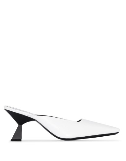 70mm leather mules