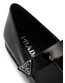 patent-leather Mary Jane pumps
