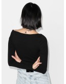 scoop neck bodysuit