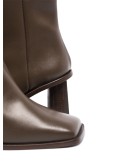 square-toe 60mm ankle boots