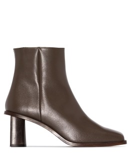 square-toe 60mm ankle boots