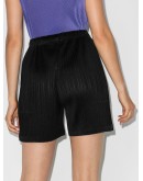 plissé shorts
