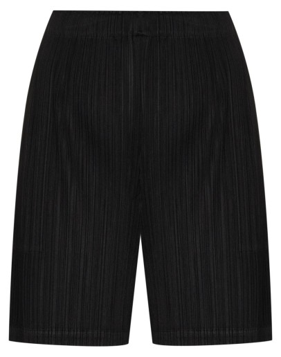 plissé shorts