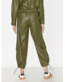 Yoyo vegan leather trousers