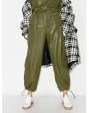 Yoyo vegan leather trousers