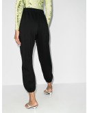 high rise drawstring track trousers