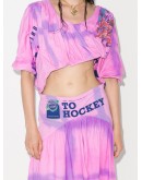 Cupcake tie-dye print top