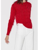 cable-knit jumper