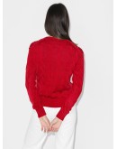 cable-knit jumper