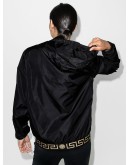 Greca detail lightweight jacket