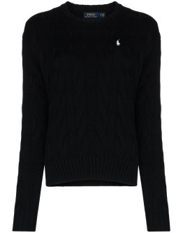 logo-embroidered jumper