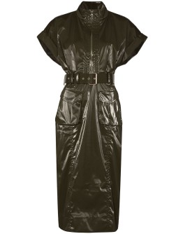 Erin PVC shirt dress