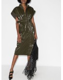 Erin PVC shirt dress