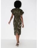 Erin PVC shirt dress