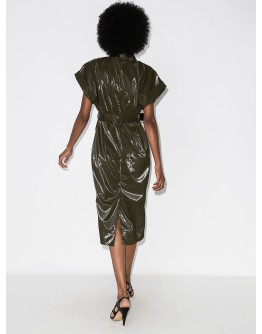 Erin PVC shirt dress