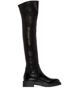 leather knee boots