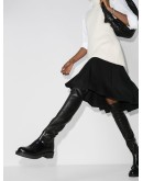 leather knee boots