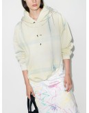 check-print embellished-detail hoodie