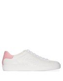 perforated logo sneakers