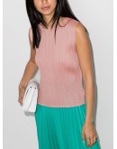 plissé sleeveless top