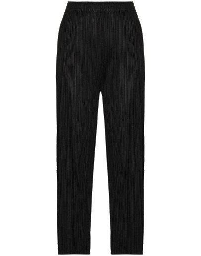 cropped plissé trousers