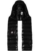 padded hood-detail scarf
