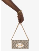 Horsebit GG Supreme hanging wallet