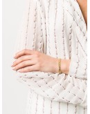 chevron-effect chain bracelet