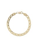 chevron-effect chain bracelet