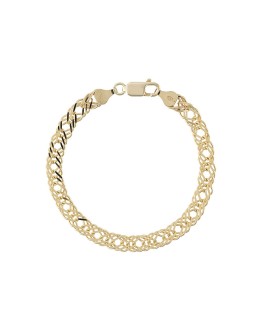 chevron-effect chain bracelet