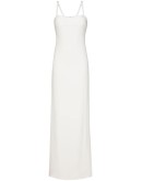 crêpe slip dress