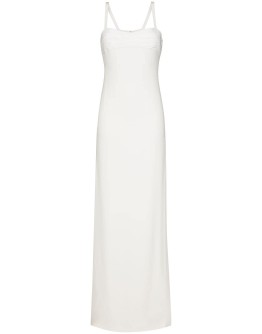 crêpe slip dress