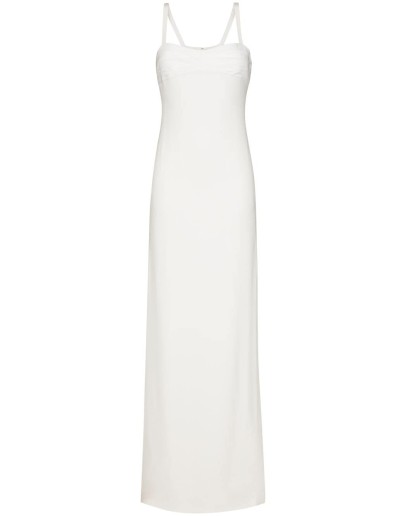 crêpe slip dress