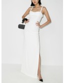 crêpe slip dress