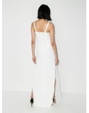 crêpe slip dress