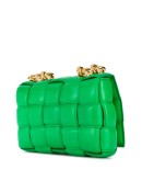 Cassette padded shoulder bag