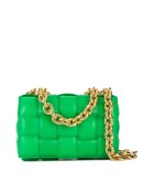 Cassette padded shoulder bag