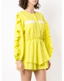 Litchy ruffled jumpsuit