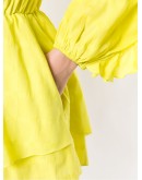 Litchy ruffled jumpsuit