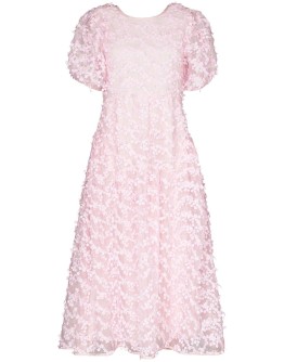 Katrine floral-embroidered midi dress