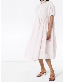 Margo pintucked midi dress