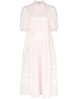 Margo pintucked midi dress