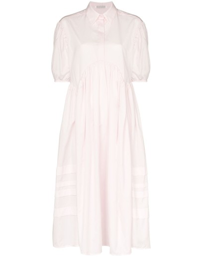 Margo pintucked midi dress