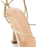snakeskin-effect strappy sandals
