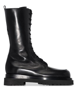 lace-up combat boots